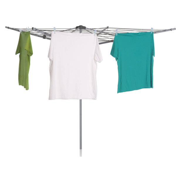 Addis Housewares 4 Arm Outdoor Rotary 5000cm Umbrella Clothes Line